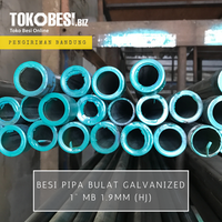 Gambar Besi Pipa Bulat Galvanized 1" 1.9mm (hj) dari Teguh tokobesi Kota Bandung 1 Tokopedia