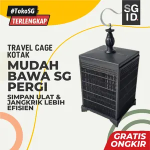 Kotak Tempat Bawa Sugar Glider / Travel Cage Hewan / Wadah Jangkrik