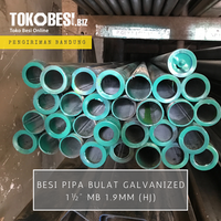 Gambar Besi Pipa Bulat Galvanized 1½" tebal 1.9mm (hj) dari Teguh tokobesi Kota Bandung 1 Tokopedia