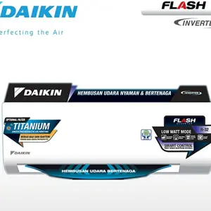 AC DAIKIN INVERTER FTKQ50UVM4 R32 2 PK 2PK THAILAND FLASH INVERTER