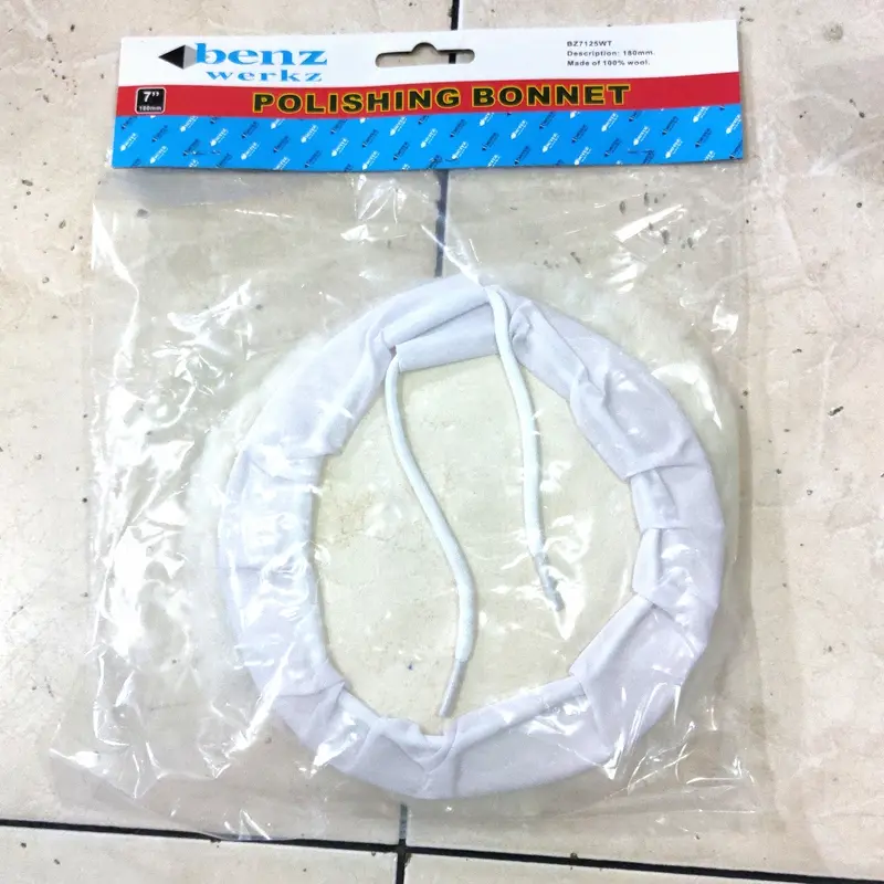 Deskripsi 7" WOOL POLISHING BALL NET KAIN BULU POLISH MOBIL 7 " 180 mm 2