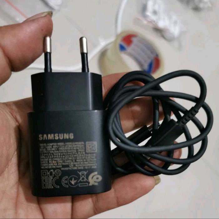 Gambar Charger Copotan Samsung A72 BISA ke A52 25wat Super Charge Original dari omjok Kota Administrasi Jakarta Utara Tokopedia