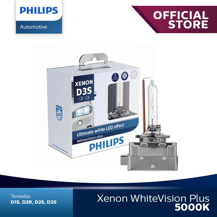 Gambar Philips WhiteVision Plus Xenon HID D3S 5000K Gen2 dari PHILIPS AUTOMOTIVE Kota Administrasi Jakarta Utara Tokopedia