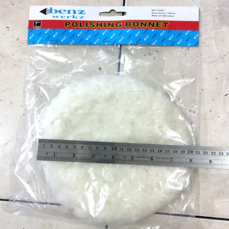 Deskripsi 7" WOOL POLISHING BALL NET KAIN BULU POLISH MOBIL 7 " 180 mm 1