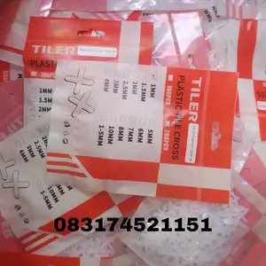 tiller 1mm spacer pengatur jarak Nat granit 200pcs tiller cpacer