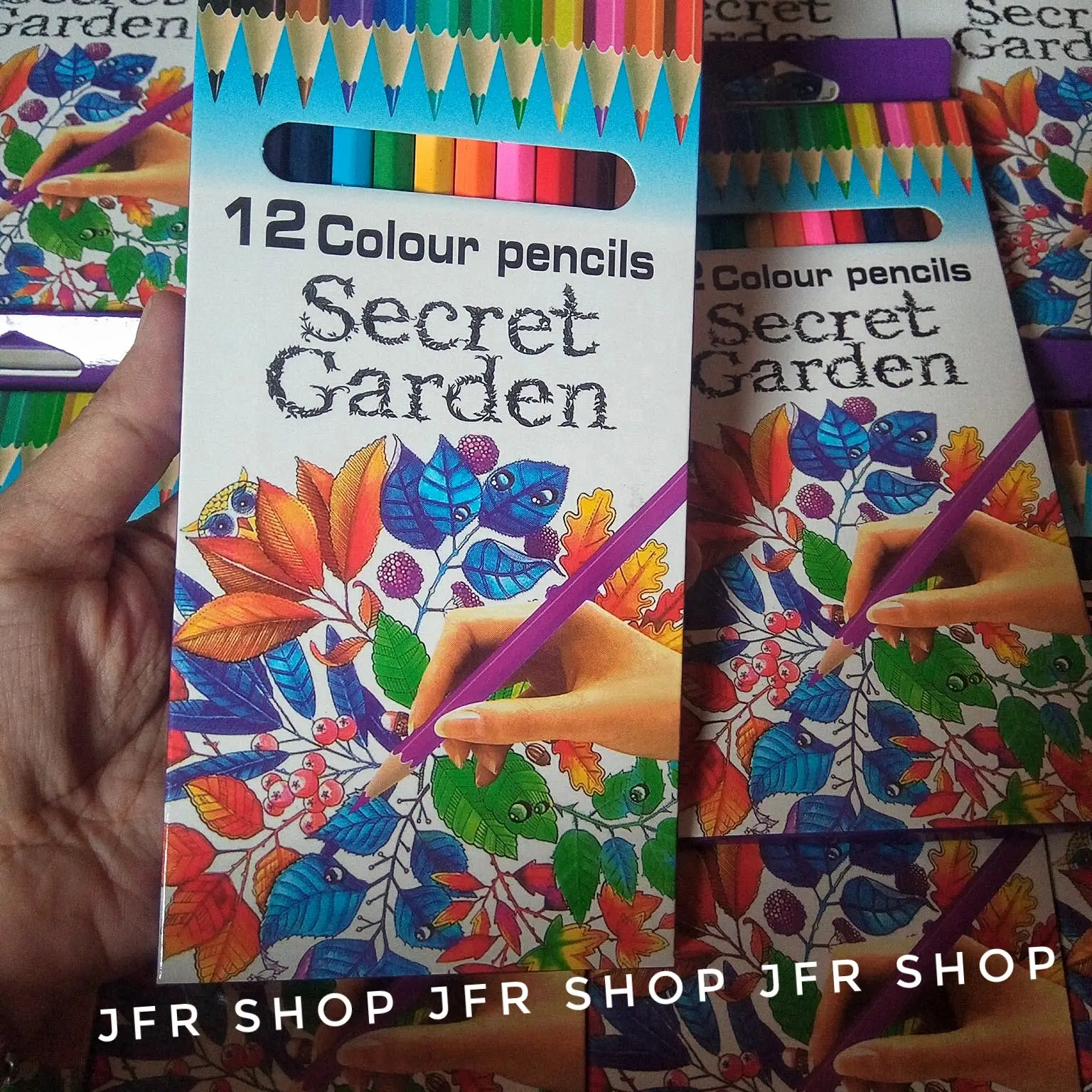 Pensil warna Secret Garden isi 12 Pcs