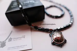 BATU GINSAMYONG KURA COKLAT paket kalung kesehatan terapi korea asli