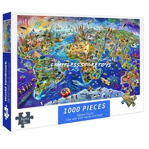 Puzzle Jigsaw 1000 Pcs Model WORLD LANDMARK uk 50 x 75 cm