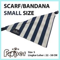 Gambar Kalung Anjing Kucing Scarf Bandana Collar S Navy Blue Diagonal Stripe dari Fooper Kota Administrasi Jakarta Barat 1 Tokopedia