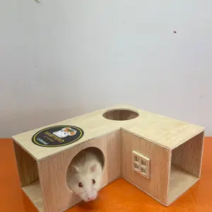 Mainan Hamster Tunel Letter L , Lorong Hamster Hidding Cave Hamster