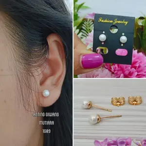 Anting Titanium Wanita Terlaris Anti Luntur dan Awet Dipakai Sehari-ha
