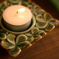 Gambar Candle Holder / Tempat Lilin Jenggala Frangipani 9 x 9 x 2 cm Hijau dari Jenggala Keramik Bali Kab. Badung 2 Tokopedia
