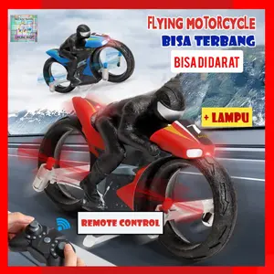 Drone Mainan Motor Terbang Remote Control - RC Flying Motorcycle