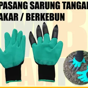 set sarung tangan cakar untuk berkebun gardening gloves
