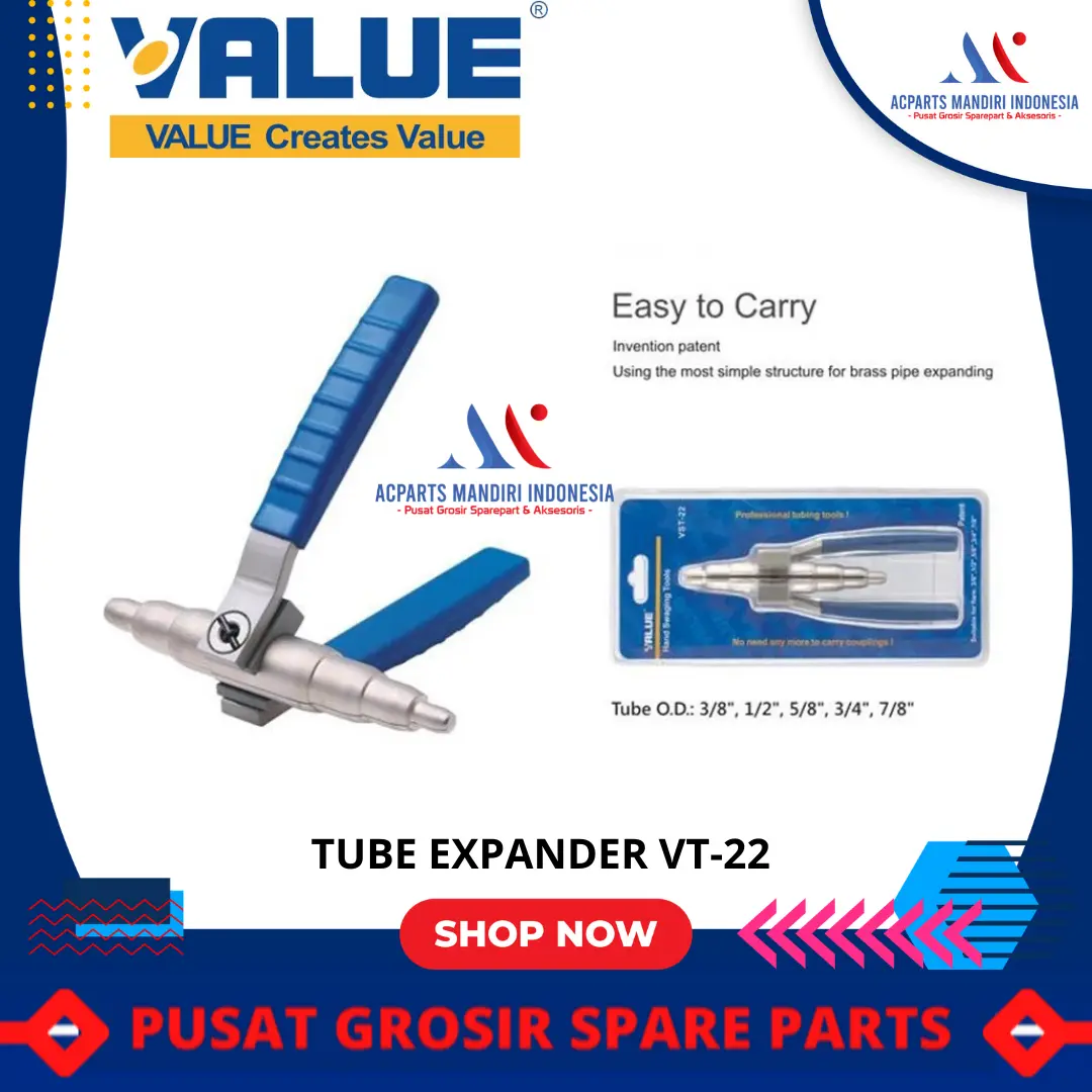 tube expander value VST-22