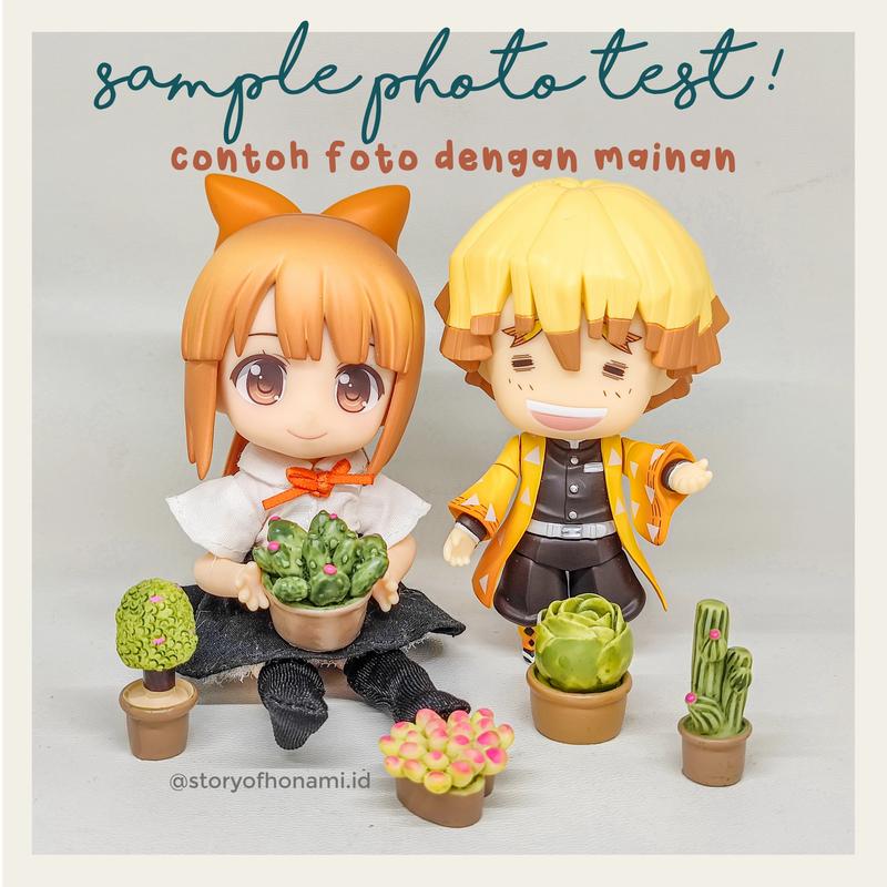 MINIATUR 1:12 MINI PLANTS POT TANAMAN HIAS DAUN KAKTUS MAINAN 2