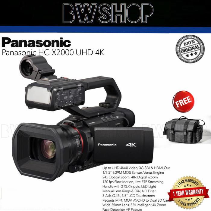 Promo Panasonic HC-X2000 UHD Camcorder 4K - X2000 - X 2000 - Kota