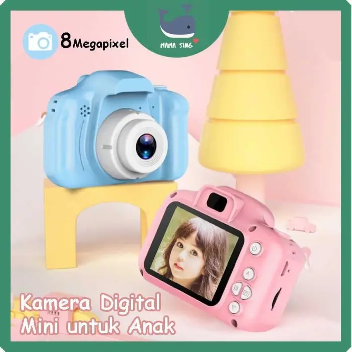 Kamera Digital Mini Anak Mama Sing Berkualitas - DSLR Mainan Camera Foto