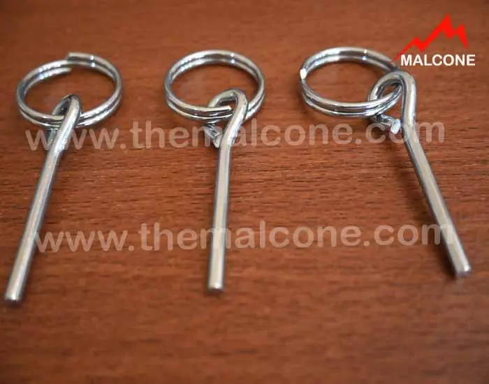 Pin besi sudut tenda dome