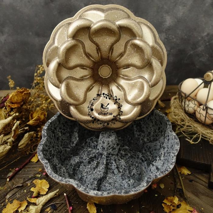 Gambar Chefio Loyang Magnolia Pan/ Tulban 25cm Premium Granite dari Trinity Kitchen Kota Administrasi Jakarta Barat Tokopedia