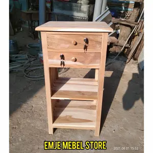 meja kayu jati meja outdoor kopi nakas minimalis bedside table