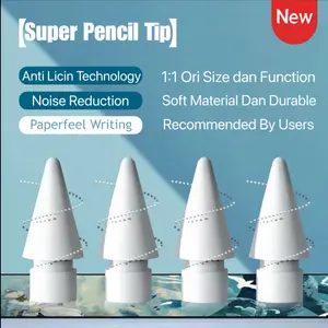 Soft Anti Licin Apple Pencil Tip Nib Untuk Apple Pencil Gen 1&2