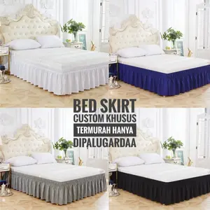 Bed Skirt / Penutup Kolong Ranjang (Rumbai Custom Ukuran)