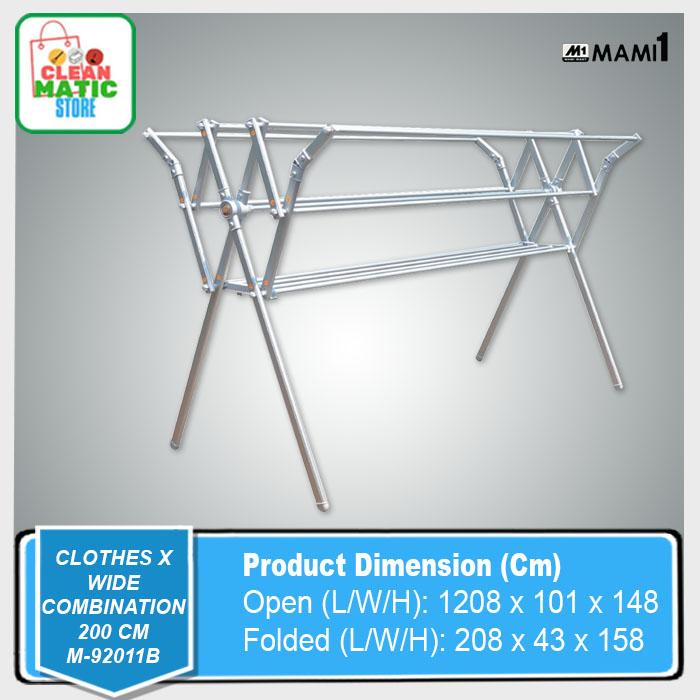 Gambar CLOTHESLINE X WIDE COMBINATION dari Clean Matic Store Kota Tangerang Selatan Tokopedia
