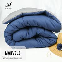 Gambar Marvelo Bedcover Sprei Set Katun Tinggi 30 Biru Abu Size 100 cm dari Marvelo Bedding Kab. Sleman 3 Tokopedia