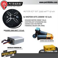 Gambar Paket Motor Kit Set 2000 Watt 10 Inch dari Dyvolt Ev Shop Kota Bekasi 1 Tokopedia