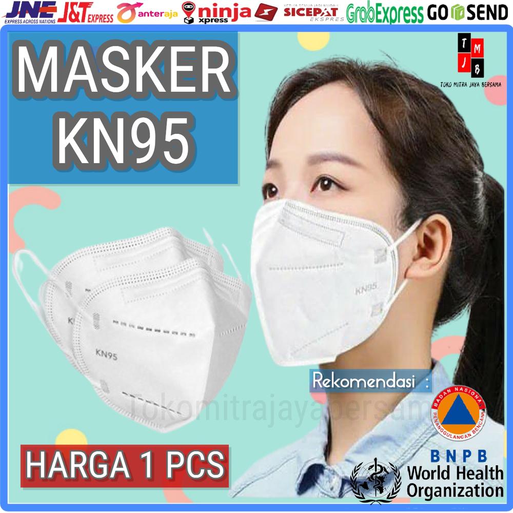 MASKER KN95 NON MEDICAL DAILY MASK EARLOOP PREMIUM 1PCS KN 95 - KN95 MASKER