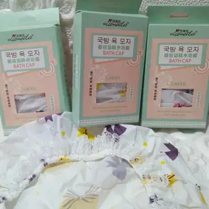 Shower cup/penutup kepala Mandi motif renda