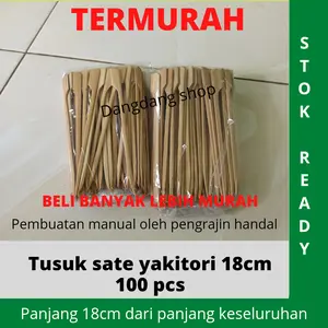 Tusuk sate yakitori flag 18cm isi 100pcs | Tusuk sate dayung