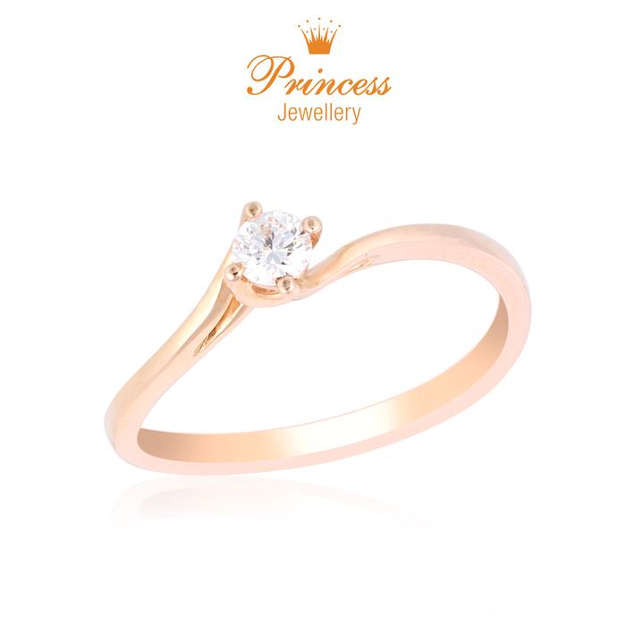 Gambar Cincin Solitaire Berlian PLR1159820 Princess Jewellery dari Princess Jewellery Online Kota Administrasi Jakarta Selatan Tokopedia