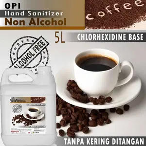 Hand Sanitizer 5 Liter Cair FOOD GRADE Aroma Coffee Non Alkohol Base