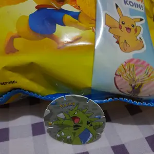 Tyranitar Tazos Tajos Tazos Pokemon Coin Chiki Ball