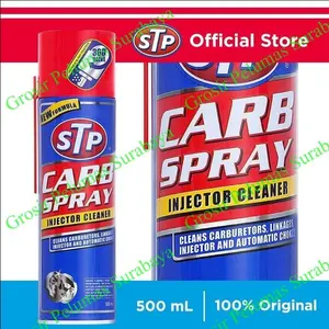 STP Carb Spray Pembersih Carbu Karburator Carbon Cleaner 500ml semprot