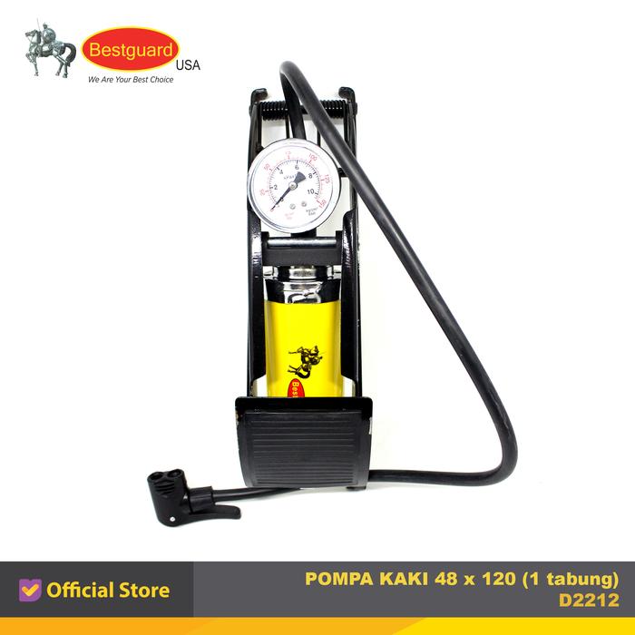 Gambar POMPA ANGIN KAKI SEPEDA 48 X 120 BESTGUARD dari Bestguard Tools Indonesia Kota Administrasi Jakarta Utara Tokopedia