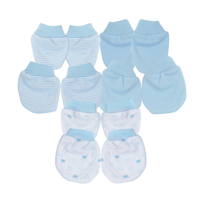 Gambar FLUFFY Sarung Tangan Kaki Rib (Isi 3Pasang) STKR MIX SERIES Newborn - Biru dari Fluffy Baby Store Kota Administrasi Jakarta Timur 4 Tokopedia