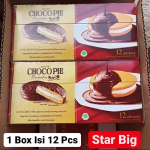 Lotte Chocopie Marshmallow Rasa Coklat @28g