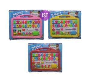 Mainan Anak Papan Tulis Magnet Game Edukasi Jadul Angka Warni MB01