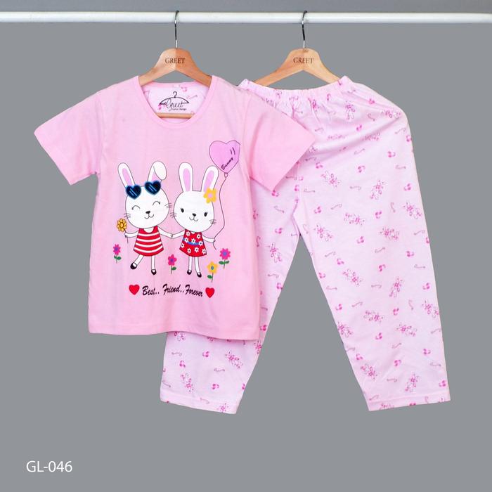 Gambar Piyama Anak Perempuan Kaos Katun Greet model : GL-046 / PP 8-10-12 - Size 10 dari greetnightwear Kota Administrasi Jakarta Utara Tokopedia