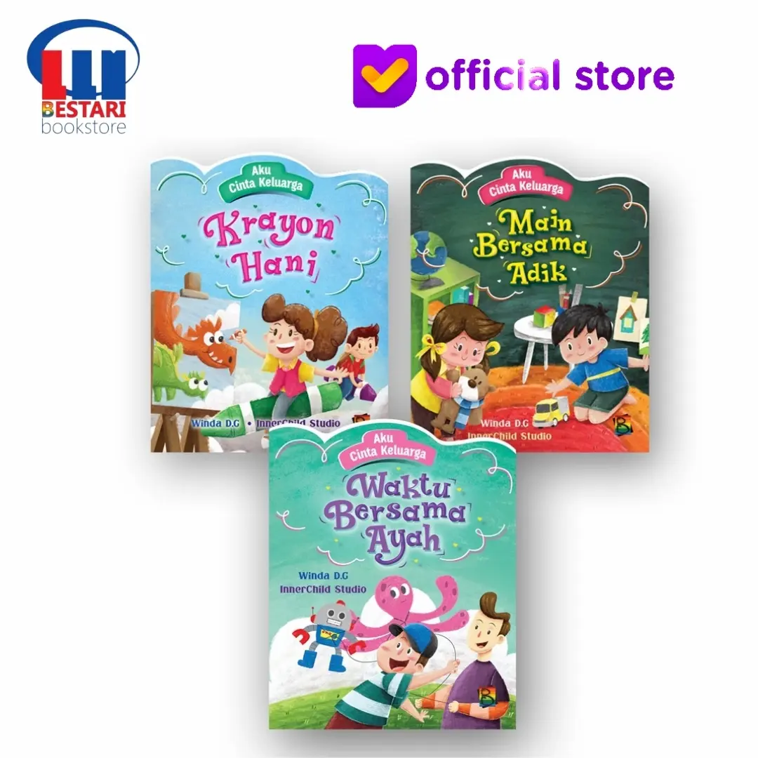 buku cerita anak seri aku cinta keluarga bestari kids