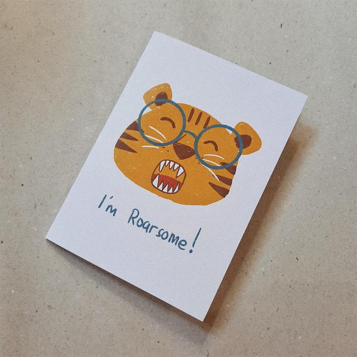 Gambar SANCRAFT - Kartu ucapan Roarsome dari SANCRAFT ID Kota Administrasi Jakarta Timur Tokopedia