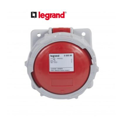 Gambar Legrand Socket Panel Mounting P17 63A 4pin IP67 - Merah dari LegrandPowerSolution.id Kota Administrasi Jakarta Barat Tokopedia