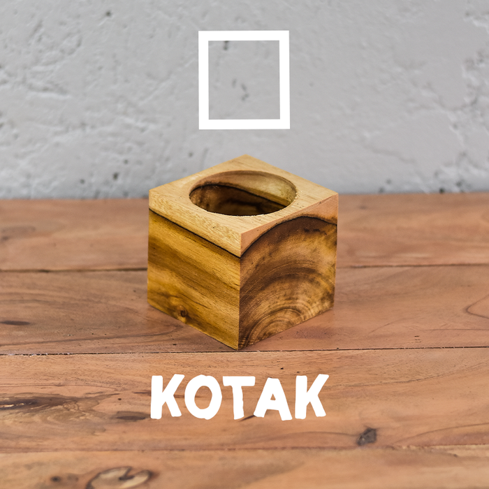 Gambar Kotak - Pot Kayu Geometris dari Tumbuh Sepetak Kota Depok Tokopedia
