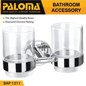 PALOMA BAP 1311 TEMPAT GELAS SIKAT GIGI KUMUR RAK TUMBLER HOLDER MANDI