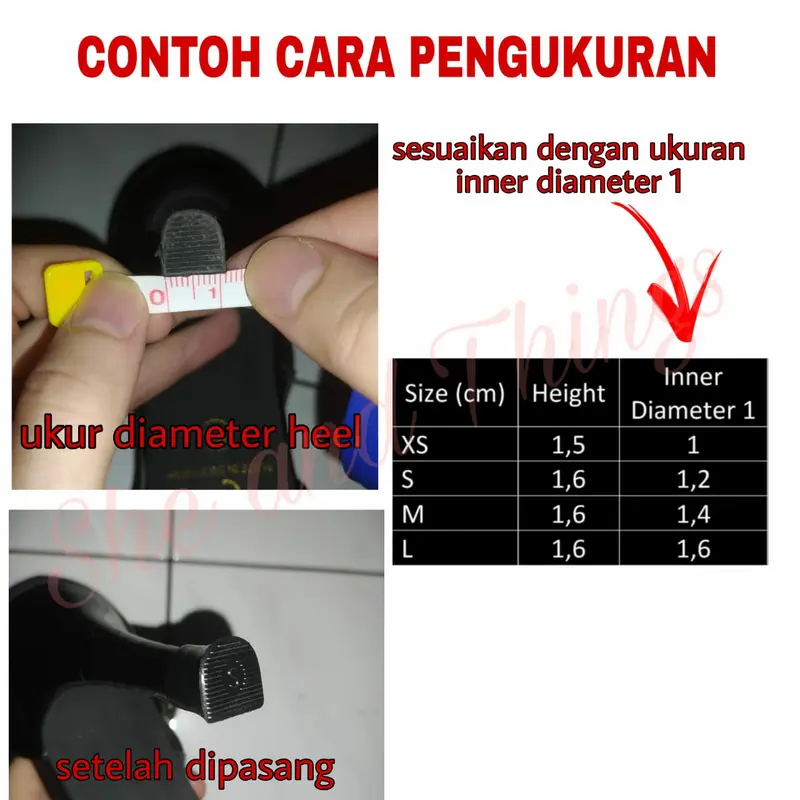 Protektor High Heels Anti Slip Insole Pelindung Protector High Heels 1