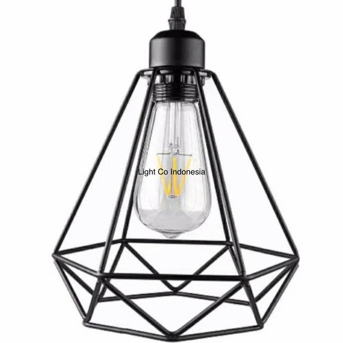 Gambar Lampu hias / lampu gantung cafe model diamond dari Light Co Indonesia Kota Denpasar Tokopedia