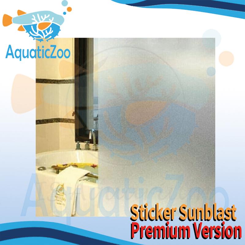 Sticker Sunblast Color Sticker Sunblast Sandblast Sun Blast Stiker Sand Blast Kaca Aquarium ...